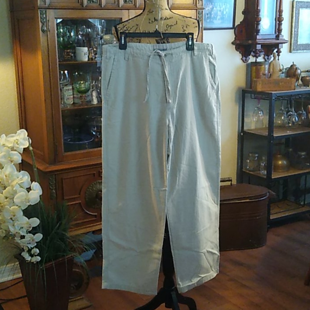 Mens breakwater linen pants size 38/32